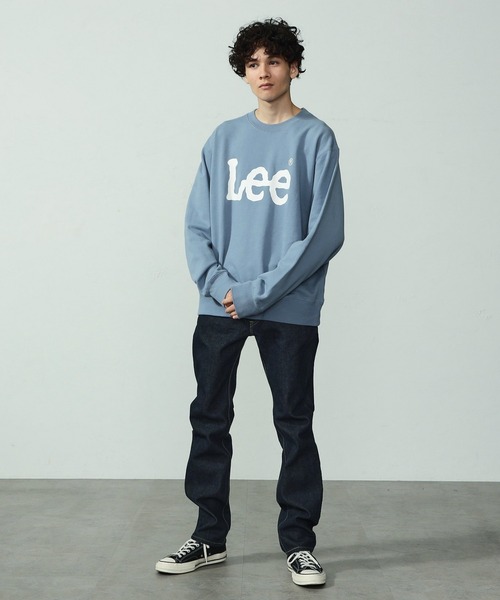 Lee(リー)の「【ユニセックス】【親子】Lee ロゴスエット(スウェット・メンズ・ホワイト/スモークピンク/チャコール/ブルー系その他・LARGE/MEDIUM/X-LARGE/SMALL)」の14枚目の写真