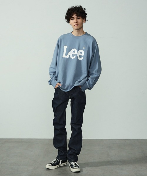 Lee(リー)の「【ユニセックス】【親子】Lee ロゴスエット(スウェット・メンズ・ホワイト/スモークピンク/チャコール/ブルー系その他・LARGE/MEDIUM/X-LARGE/SMALL)」の16枚目の写真