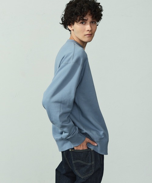Lee(リー)の「【ユニセックス】【親子】Lee ロゴスエット(スウェット・メンズ・ホワイト/スモークピンク/チャコール/ブルー系その他・LARGE/MEDIUM/X-LARGE/SMALL)」の19枚目の写真