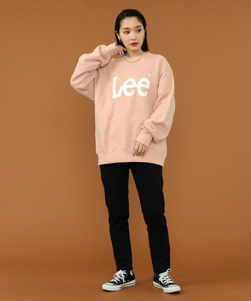 Lee(リー)の「【ユニセックス】【親子】Lee ロゴスエット(スウェット・メンズ・ホワイト/スモークピンク/チャコール/ブルー系その他・LARGE/MEDIUM/X-LARGE/SMALL)」の21枚目の写真
