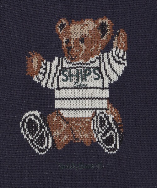 SHIPS Colors(シップス カラーズ)の「SHIPS Colors:〈洗濯機可能〉Teddybear(R) ジャカード ニット◇(ニット/セーター・メンズ・ネイビー/ベージュ/グレー/グリーン・LARGE/MEDIUM/SMALL)」の15枚目の写真