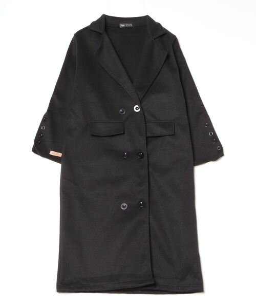 FREE STYLISTS（フリー スタイリスト）の「ロングチェスターコート（チェスターコート・レディース・ブラック/ライトグリーン・S/M/L）」の19枚目の写真