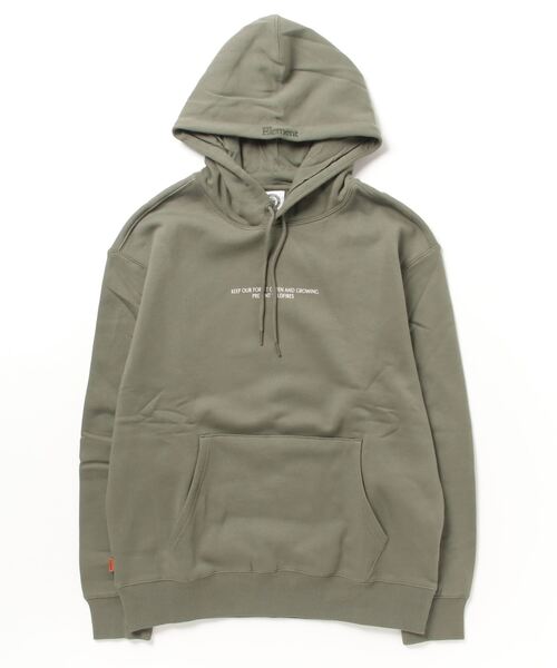 ELEMENT(エレメント)の「ELEMENT メンズ 【SMOKEY BEAR】 SBXE FRIENDS SMOKEY HOOD パーカー 【2023年秋冬モデル】/エレメントバックプリントプルオーバーパーカー・フーディ(パーカー・メンズ・オリーブ・X-LARGE/MEDIUM/LARGE)」の2枚目の写真