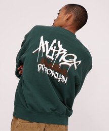 《WEB限定》TAGGING BROOKLYN CREW NECK SWEAT / タギング ブルックリン クルーネック スウェット / AVIREX / アヴィレックス