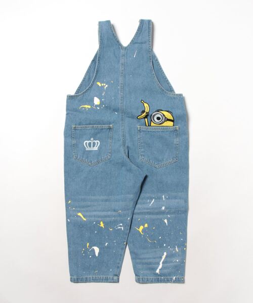 親子お揃い ミニオン ペイントデニムサロペットパンツ 9079K（デニムパンツ）｜MINIONS（ミニオンズ）
