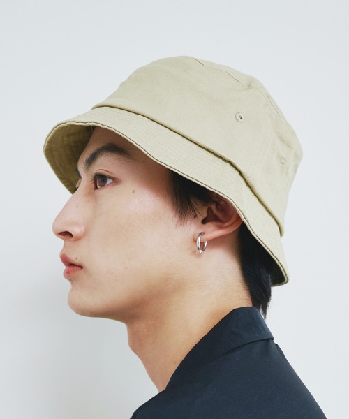 Magine（マージン）の「【SELECT】ST:ANTI-5 Twill HAT コットンバケットハット（ハット・メンズ・ベージュ/オフホワイト/ブラック/ネイビー・FREE）」の4枚目の写真