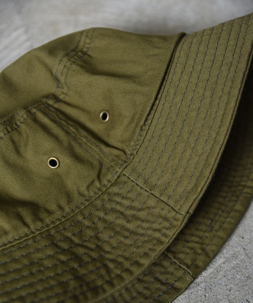 CALIFORNIA OUTFITTERS（カリフォルニア アウトフィッターズ）の「3-11D20 コットン 無地 バケットハット（ハット・メンズ・ベージュ/オリーブ/チャコール/ブラック・ONESIZE）」の10枚目の写真