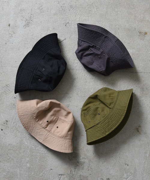 CALIFORNIA OUTFITTERS（カリフォルニア アウトフィッターズ）の「3-11D20 コットン 無地 バケットハット（ハット・メンズ・ベージュ/オリーブ/チャコール/ブラック・ONESIZE）」の8枚目の写真
