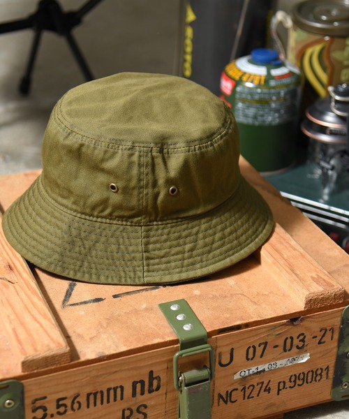 CALIFORNIA OUTFITTERS（カリフォルニア アウトフィッターズ）の「3-11D20 コットン 無地 バケットハット（ハット・メンズ・ベージュ/オリーブ/チャコール/ブラック・ONESIZE）」の5枚目の写真