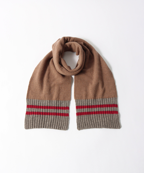 ROBERT MACKIE（ロバートマッキー）の「【ROBERT MACKIE / ロバートマッキー】 tube muffler w/rib（マフラー・メンズ・ベージュ/ブラック/グリーン・FREE）」の19枚目の写真