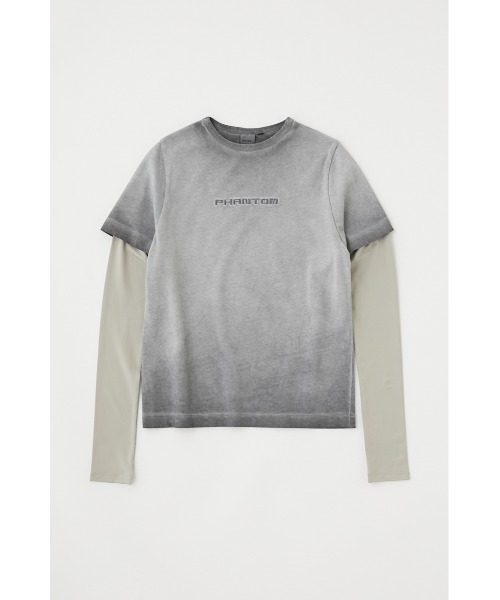セール】LAYERED LIKE EMBROIDERY LS Tシャツ（Tシャツ