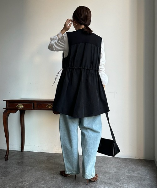 DOUDOU ジレ DouDou ベスト ジレ ダブルメッシュジレ レディース : ZOZOTOWN