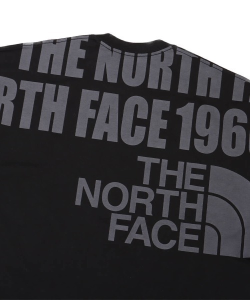 THE NORTH FACE オールオーバー ロゴ Tシャツ 関税送料込 THE NORTH FACE S/S Historical Logo Tee ミックスグレー（ザ