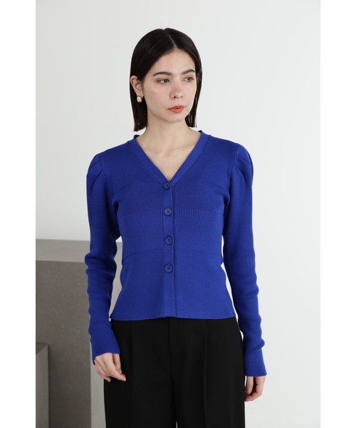 JILL STUART（ジルスチュアート）の「◆レースカラーニットカーディガン（カーディガン/ボレロ・レディース・ホワイト/ブラック/ブルー/グレー・FREE）」の18枚目の写真