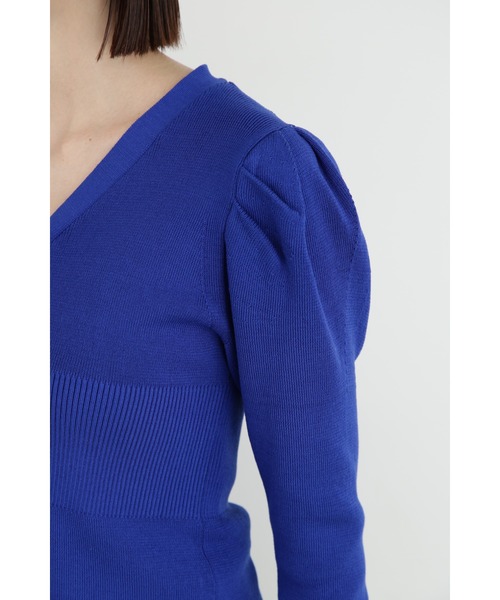 JILL STUART（ジルスチュアート）の「◆レースカラーニットカーディガン（カーディガン/ボレロ・レディース・ホワイト/ブラック/ブルー/グレー・FREE）」の22枚目の写真