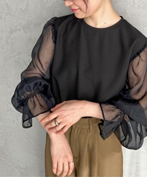 feepur | 袖シアーボリュームブラウス(シャツ/ブラウス)