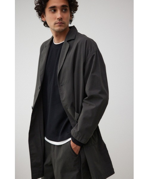 【AZUL BY MOUSSY】 アズールバイマウジー　コート　黒　新品未使用 セール】バックグラフィックショップコート（テーラード