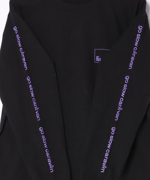 go slow caravan（ゴースローキャラバン）の「USA/C スクエアLOGO バックプリント ロングスリーブTEE（Tシャツ/カットソー・メンズ・ホワイト/ミント/ブラック/バイオレット・MEDIUM/LARGE/X-LARGE）」の21枚目の写真