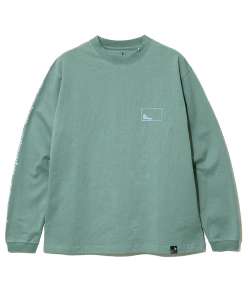 go slow caravan（ゴースローキャラバン）の「USA/C スクエアLOGO バックプリント ロングスリーブTEE（Tシャツ/カットソー・メンズ・ホワイト/ミント/ブラック/バイオレット・MEDIUM/LARGE/X-LARGE）」の12枚目の写真