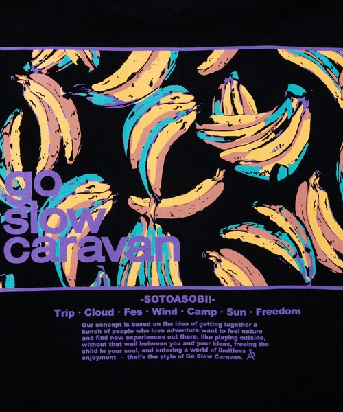 go slow caravan（ゴースローキャラバン）の「USA/C スクエアLOGO バックプリント ロングスリーブTEE（Tシャツ/カットソー・メンズ・ホワイト/ミント/ブラック/バイオレット・MEDIUM/LARGE/X-LARGE）」の19枚目の写真