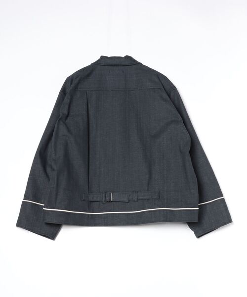 ohta(オータ)の「【ohta】 black denim jacket(デニムジャケット・メンズ・ブラック・1)」の2枚目の写真