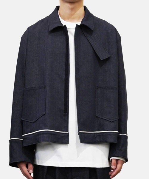 ohta(オータ)の「【ohta】 black denim jacket(デニムジャケット・メンズ・ブラック・1)」の4枚目の写真