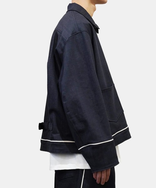 ohta(オータ)の「【ohta】 black denim jacket(デニムジャケット・メンズ・ブラック・1)」の5枚目の写真