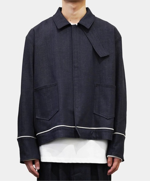 ohta(オータ)の「【ohta】 black denim jacket(デニムジャケット・メンズ・ブラック・1)」の10枚目の写真