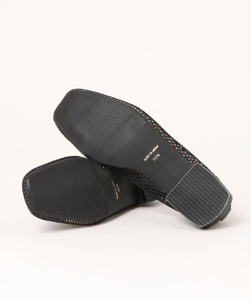 carino（カリーノ）の「メッシュスクエアトゥバレエシューズ（バレエシューズ・レディース・ブラウン/ブラック/ベージュ・24.5cm/24cm/23.5cm/23cm/22.5cm）」の4枚目の写真