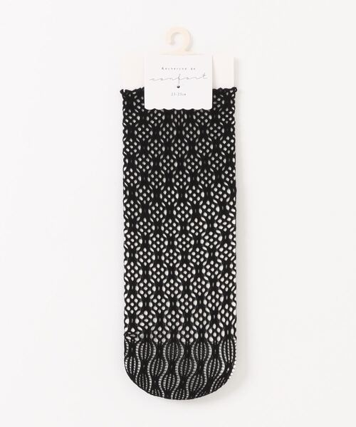 SESTO（セスト）の「gu24ss/ラッセルレースソックス（ソックス/靴下・レディース・アイボリー/ブラック/グレー・ONE SIZE）」の12枚目の写真