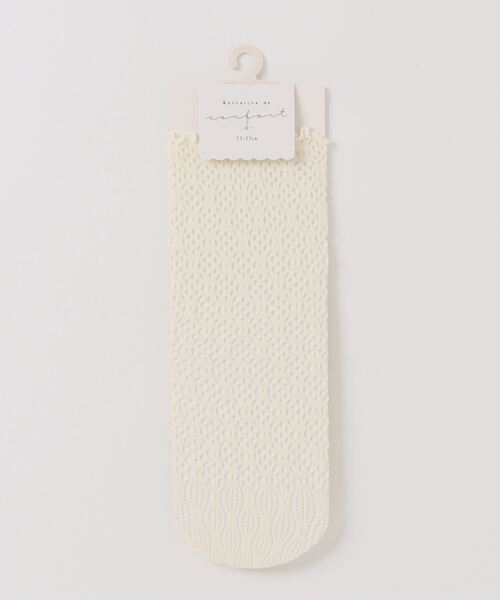 SESTO（セスト）の「gu24ss/ラッセルレースソックス（ソックス/靴下・レディース・アイボリー/ブラック/グレー・ONE SIZE）」の8枚目の写真