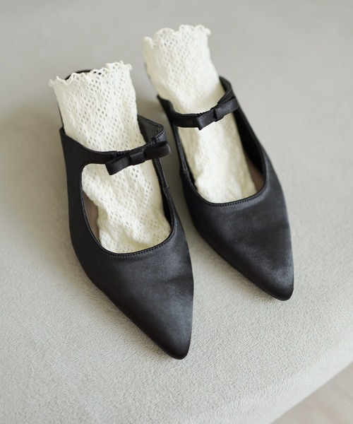 SESTO（セスト）の「gu24ss/ラッセルレースソックス（ソックス/靴下・レディース・アイボリー/ブラック/グレー・ONE SIZE）」の4枚目の写真