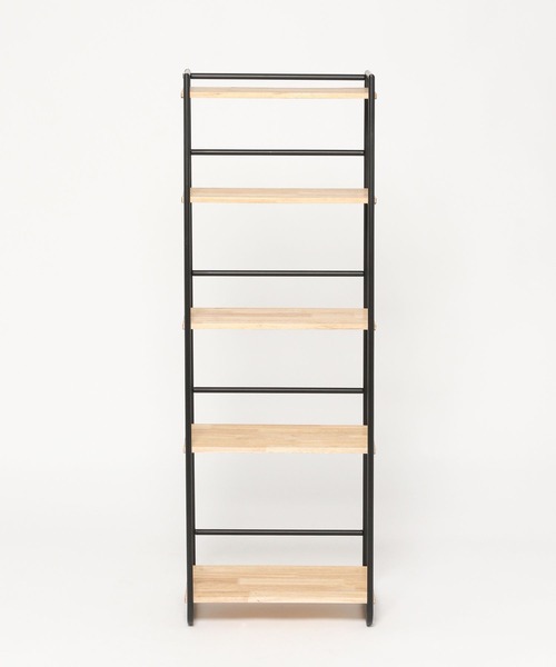 studio CLIP（スタディオクリップ）の「テーパー5段シェルフ（家具・レディース・ナチュラル・FREE）」の2枚目の写真