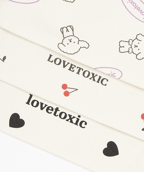 LOVETOXIC(ラブトキシック)の「総柄巾着ポーチ(その他小物・キッズ・ブラック/ラベンダー/レッド・FREE)」の10枚目の写真