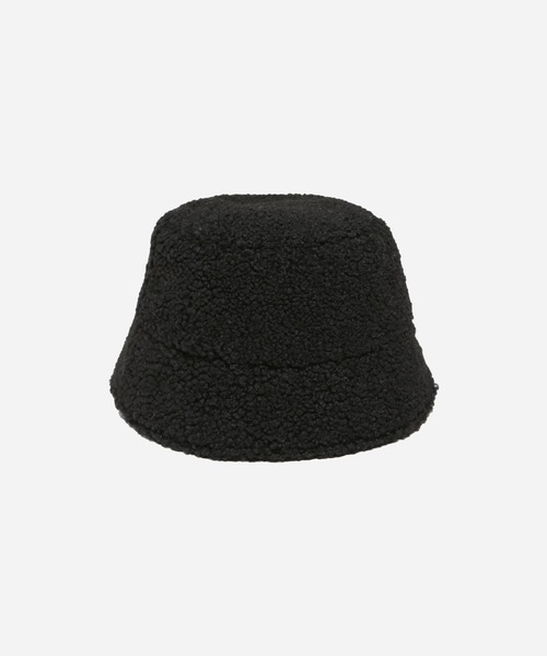 LEGENDA（レジェンダ）の「レジェンダ シープボア バケットハット / LEGENDA Sheep Boa Bucket Hat（ハット・メンズ・アイボリー/ブラック・FREE）」の2枚目の写真