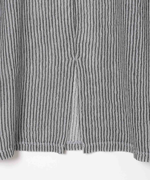 BAYFLOW（ベイフロー）の「シアーストライププルオーバー（Tシャツ/カットソー・レディース・グレー/グリーン/アイボリー/ブラック・FREE）」の16枚目の写真