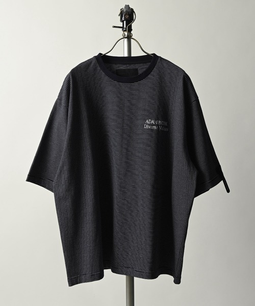 tシャツ 「ADAMPATEK/アダムパテック」thin stripes short sleeve/ボーダー半袖Tシャツ レディース メンズ ADAM PATEK tシャツ ADAMPATEK/thin stripes short sleeve