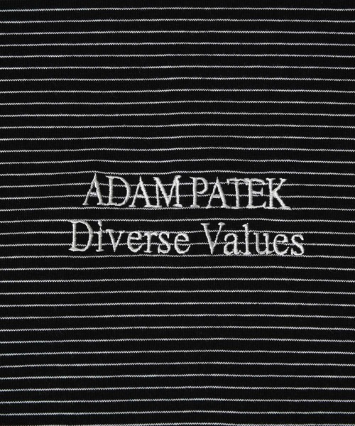 ADAM PATEK(アダムパテック)の「【ADAMPATEK/アダムパテック】thin stripes short sleeve/ボーダー半袖Tシャツ(Tシャツ/カットソー・メンズ・グレー系その他/ブルー系その他/ブラック系その他・2/1)」の9枚目の写真