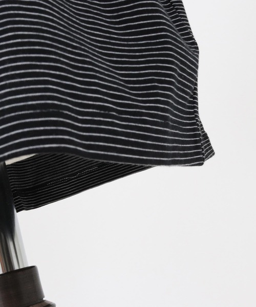 ADAM PATEK(アダムパテック)の「【ADAMPATEK/アダムパテック】thin stripes short sleeve/ボーダー半袖Tシャツ(Tシャツ/カットソー・メンズ・グレー系その他/ブルー系その他/ブラック系その他・2/1)」の12枚目の写真
