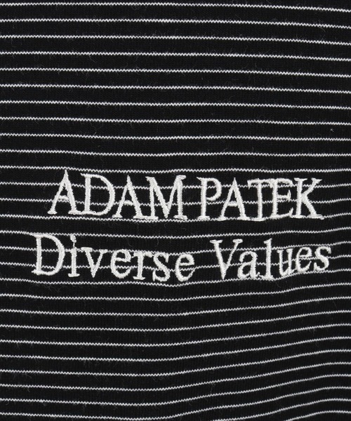 ADAM PATEK(アダムパテック)の「【ADAMPATEK/アダムパテック】thin stripes short sleeve/ボーダー半袖Tシャツ(Tシャツ/カットソー・メンズ・グレー系その他/ブルー系その他/ブラック系その他・2/1)」の15枚目の写真