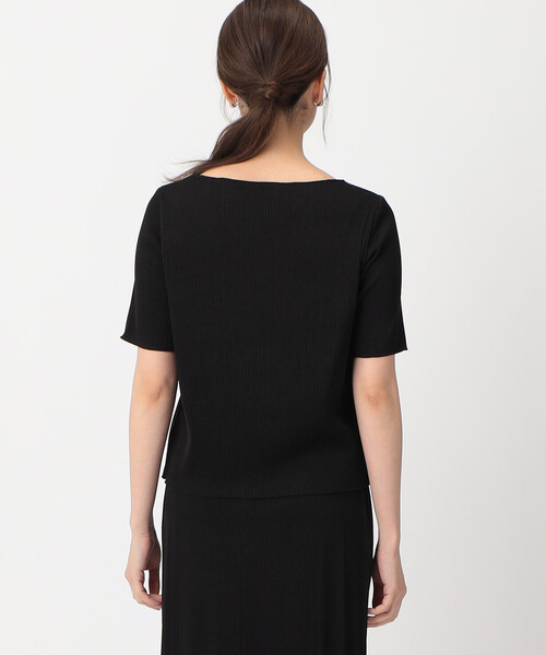 COMME CA ISM（コムサイズム）の「プリーツ カットソー / セットアップ対応（Tシャツ/カットソー・レディース・ベージュ/チャコール/ブラック・LARGE/MEDIUM）」の19枚目の写真