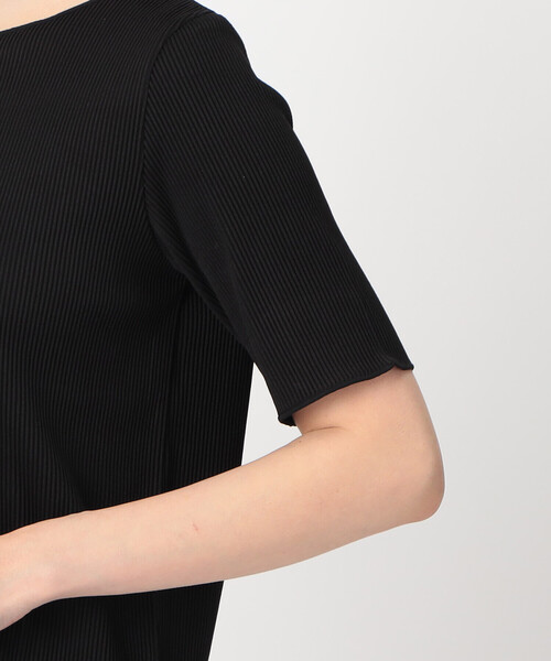 COMME CA ISM（コムサイズム）の「プリーツ カットソー / セットアップ対応（Tシャツ/カットソー・レディース・ベージュ/チャコール/ブラック・LARGE/MEDIUM）」の21枚目の写真