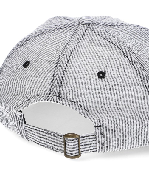 MILKFED.（ミルクフェド）の「STRIPED ICING LOGO CAP（キャップ・レディース・ブラック/ライトピンク/ライトブルー・ONE SIZE）」の10枚目の写真