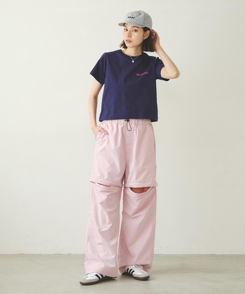 MILKFED.（ミルクフェド）の「STRIPED ICING LOGO CAP（キャップ・レディース・ブラック/ライトピンク/ライトブルー・ONE SIZE）」の21枚目の写真