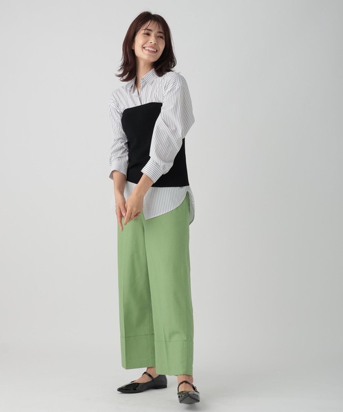 Elura(エルーラ)の「カジュアルワイドパンツ(その他パンツ・レディース・オフホワイト/カーキ/グリーン系その他/ネイビー・FREE)」の19枚目の写真