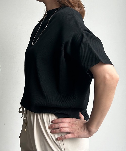 Chez toi(シェトワ)の「軽量ニットアップスリーブプルオーバー(ニット/セーター・レディース・ブラック/オレンジ/グレー/オフホワイト・FREE)」の21枚目の写真