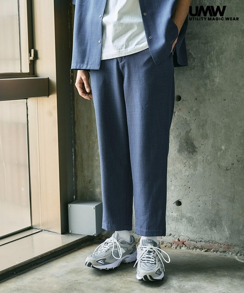 BAYFLOW（ベイフロー）の「【速乾・軽量・イージーケア・UVケア・遮熱】アンクルパンツ [セットアップ可]（その他パンツ・メンズ・ブラック/ライトグレー/カーキ/ネイビー・SMALL/MEDIUM/LARGE）」の4枚目の写真