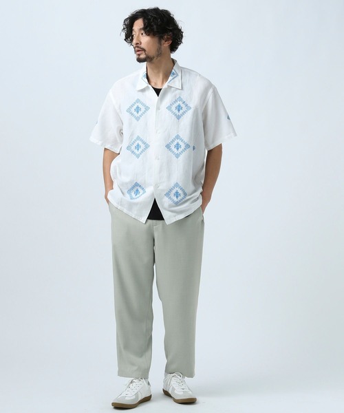 BAYFLOW（ベイフロー）の「【速乾・軽量・イージーケア・UVケア・遮熱】アンクルパンツ [セットアップ可]（その他パンツ・メンズ・ブラック/ライトグレー/カーキ/ネイビー・SMALL/MEDIUM/LARGE）」の5枚目の写真