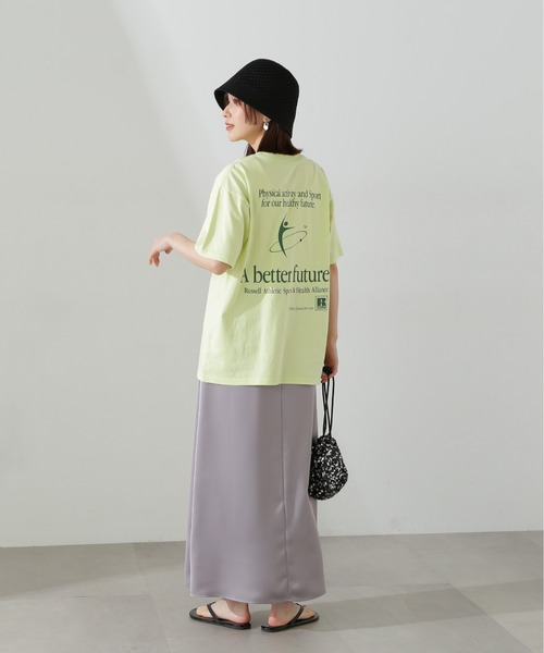 Russell Athletic（ラッセルアスレティック）の「◆【RUSSELL ATHLETIC】Graphic Tシャツ（Tシャツ/カットソー・レディース・ライトイエロー/オフホワイト/オレンジ・MEDIUM）」の17枚目の写真