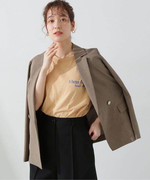 Russell Athletic（ラッセルアスレティック）の「◆【RUSSELL ATHLETIC】Graphic Tシャツ（Tシャツ/カットソー・レディース・ライトイエロー/オフホワイト/オレンジ・MEDIUM）」の11枚目の写真